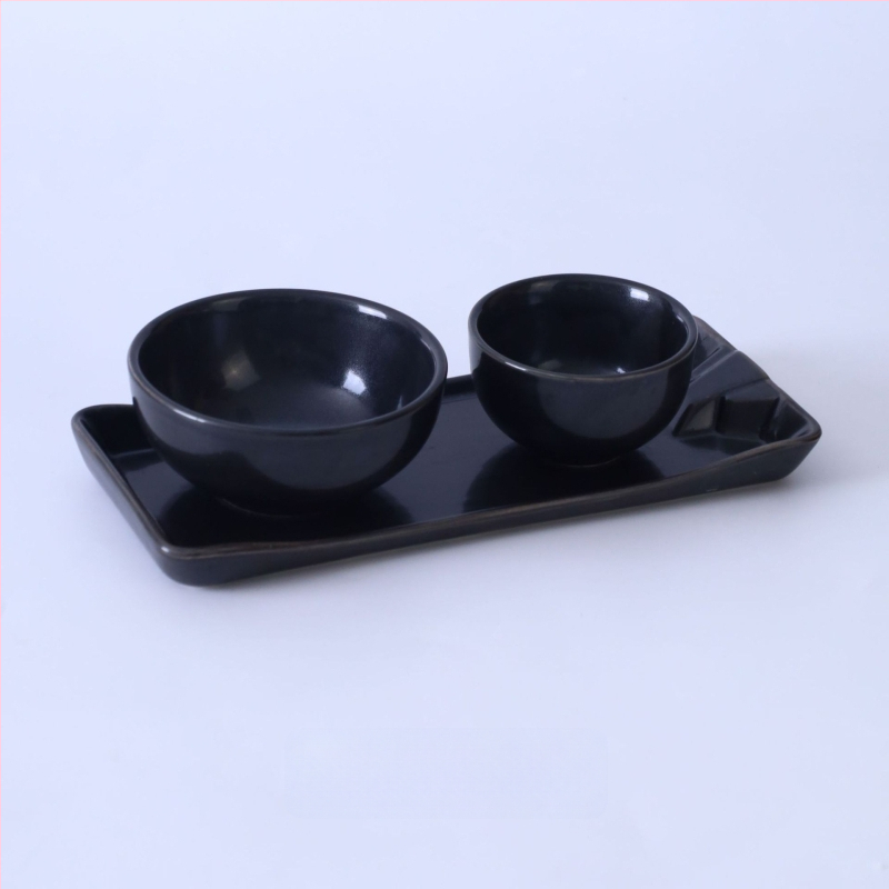 Mäe stiilis keraamiline lauanõude komplekt, ahju glasuuriga, neljaliikmeline komplekt hot pot ja BBQ