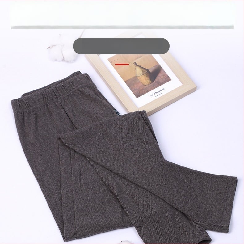 Vyrų šiluminės kelnės iš Derong audinio, pagrindinis audinys 70% spandeksas, pamušalas 80% spandeksas, šildymo funkcija, laisvas kirpimas, vidurinė juosmens dalis.