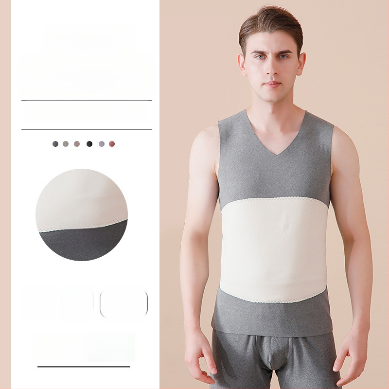 Bezšuvju termiska veste ar flīsu iekšējo oderi, dubultslāņu, V-veida kakla izgriezums, audums 201–250 g/m2, poliesters, unisex.