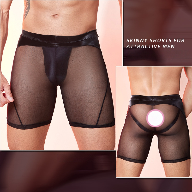 Vyriškos apatininės kelnaitės su U‑formos kišene, malonus prisilietimas, nailonas 90–95%, prekės ženklas Temptation of Desire, išleista 2025 m. pavasarį