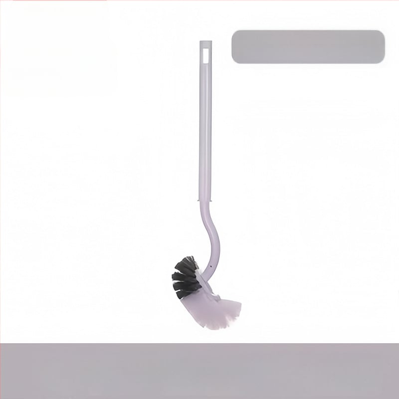 S-образна четка за тоалетна с дълга дръжка, 360° безшевно почистване за баня