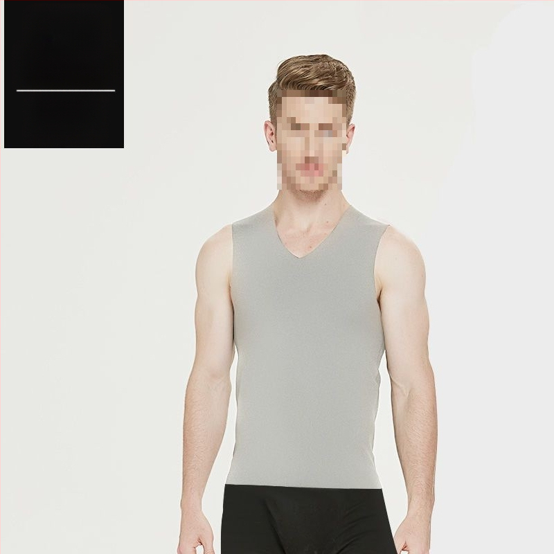 Nesriovuota termo liemenė su fliso įdėklu, medvilnėsaudinys, V kaklas, 2024 m. pavasaris