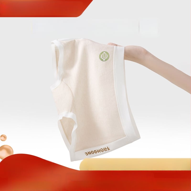 Moteriški medvilniniai bokseriai su antibakteriniu kirkšnies įdėklu, kvėpuojantys, pilvo parama, vidutinio aukščio juosmuo