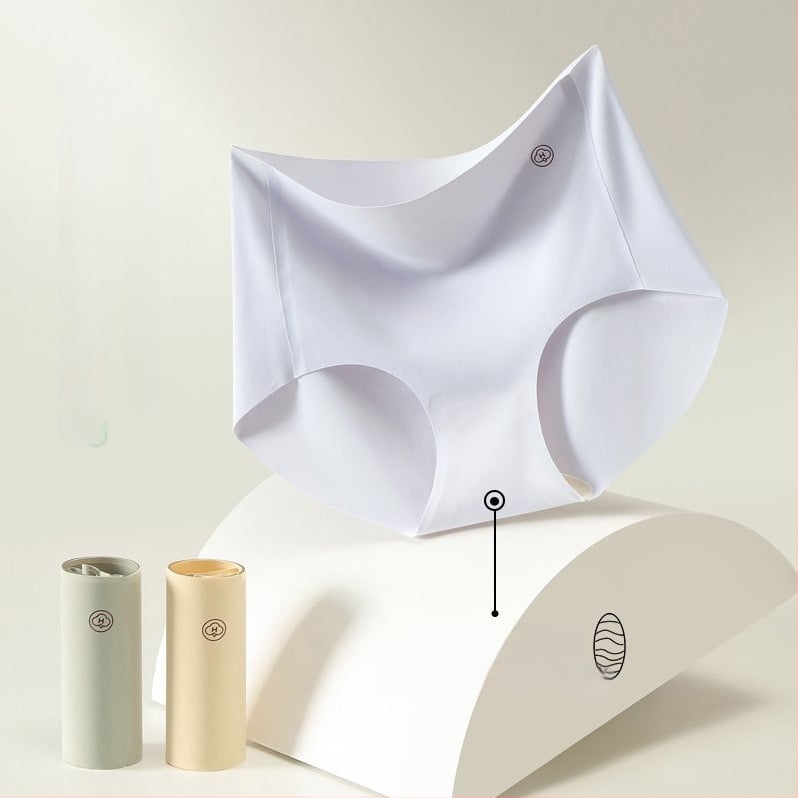 Moteriškos kelnaitės iš ice silk, antibakterinės, greitai džiūstančios, gaktos įdėklas iš medvilnės, pagrindinis audinys – nailonas