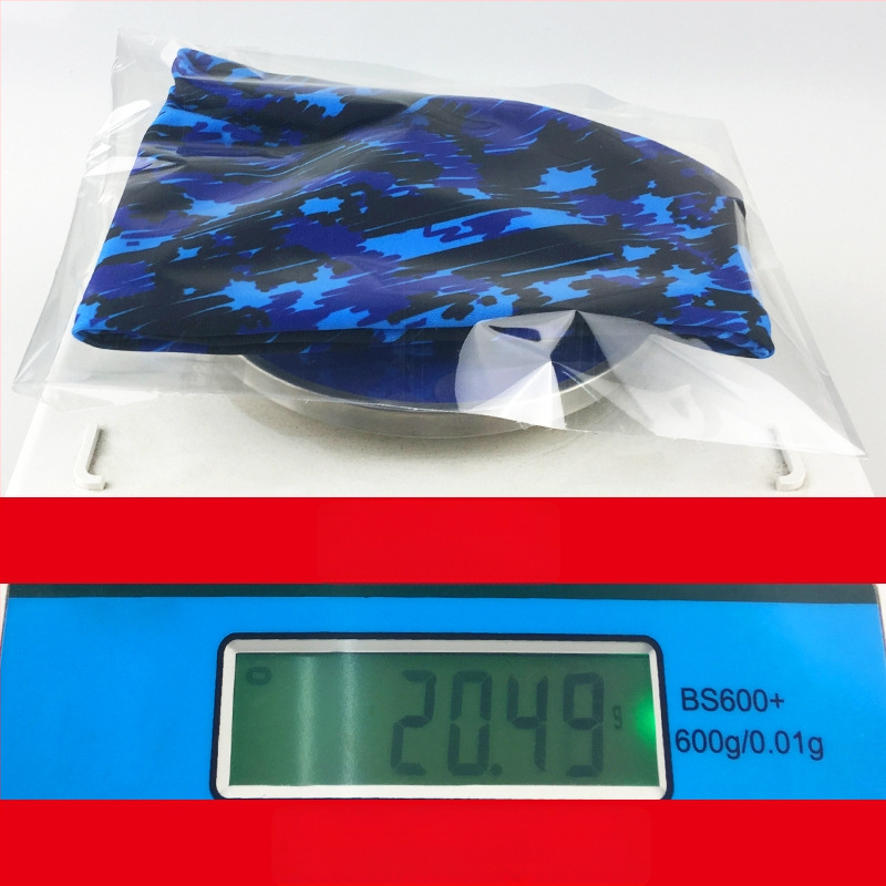 Kamufliažinės Lycra kvėpuojanti galvos juosta, sugeria prakaitą, skirta bėgiojimui, fitnesui ir šokių treniruotėms (85% poliesteris, 15% spandeksas; siuvimas)