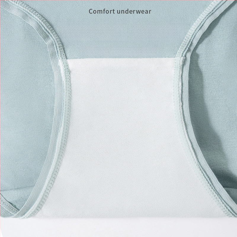 Moterų medvilninės kelnaitės su antibakterine kirkšnies zona, apsauga nuo išsiliejimo menstruacijų metu, vidutinio aukščio liemuo, 95–100% medvilnė, kirkšnies pamušalas 100% medvilnė