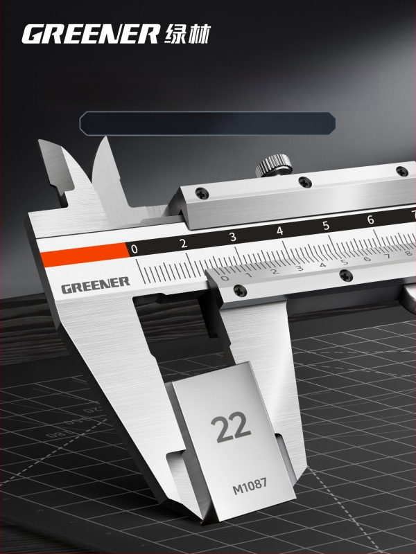 Greener vernier tolómérő digitális kijelzővel, nagy pontosságú, ipari kivitel, háztartási használatra
