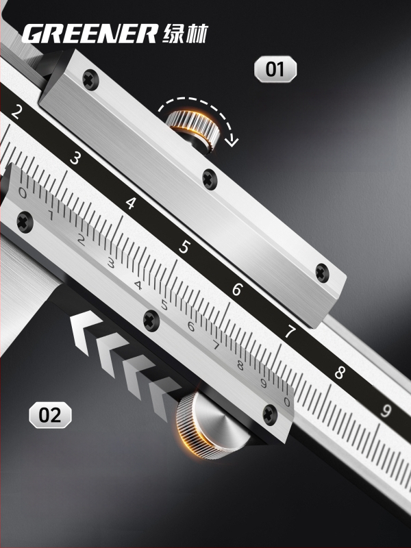 Greener vernier tolómérő digitális kijelzővel, nagy pontosságú, ipari kivitel, háztartási használatra