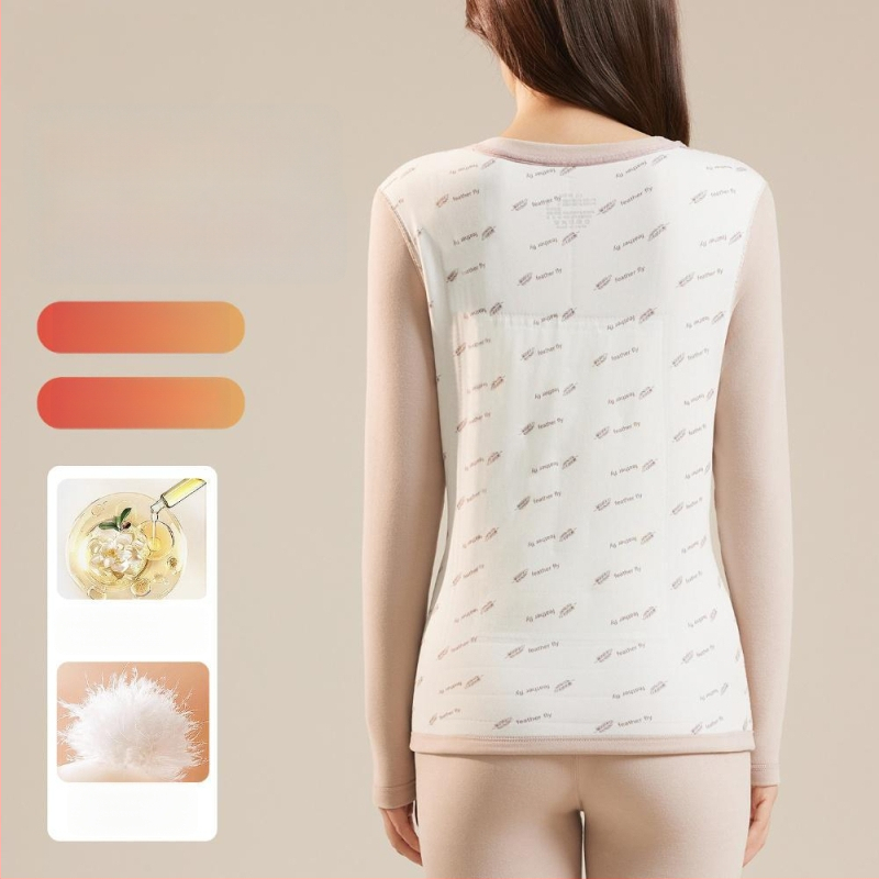 Moteriški terminio pagrindinio sluoksnio komplektas: viršus ir kelnes su flisu, pagrindinis audinys poliesteris, pamušalas elastanas, 181–200 g/m², išlaiko šilumą