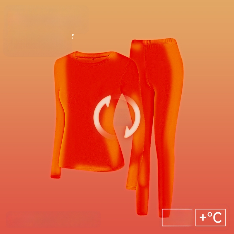 Moteriški terminio pagrindinio sluoksnio komplektas: viršus ir kelnes su flisu, pagrindinis audinys poliesteris, pamušalas elastanas, 181–200 g/m², išlaiko šilumą