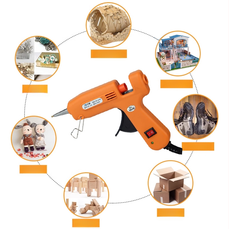 Class 18 40W klijų pistoleto su siauru antgaliu, su klijų lazdelėmis, 1,5 mm antgalis, rankinis anti-drift