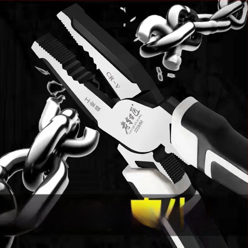 Електрически клещи, мултифункционални ексцентрични клещи, 8 мм диаметър на срязване, дължина на главата 105 мм, серия Old plier