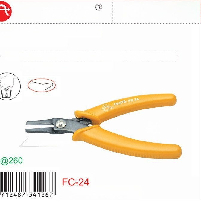 Плосконосни клещи FC-24, 1.0 мм капацитет за срязване, горно рязане