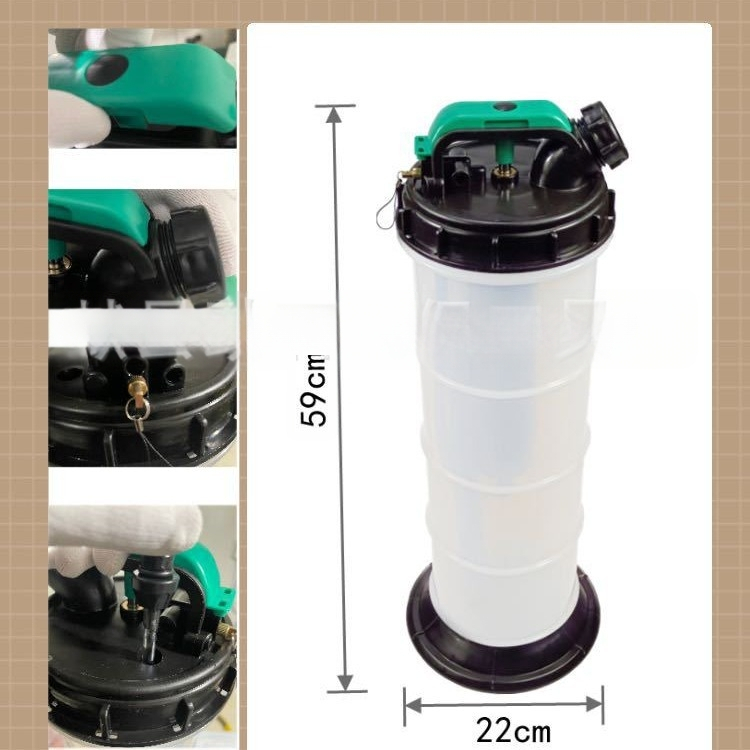 Rankinė ir pneumatinė dviejų funkcijų alyvos išsiurbimo pompa - Jinshi Auto Protection Tool; polipropilenas; namų skysčių ekstrakcijai