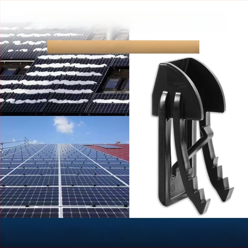 Клип за снегозадържане на фотоволтаични панели — инженерни пластмаси; Приложение: за фотоволтаични панели; Марка: A prosperous source