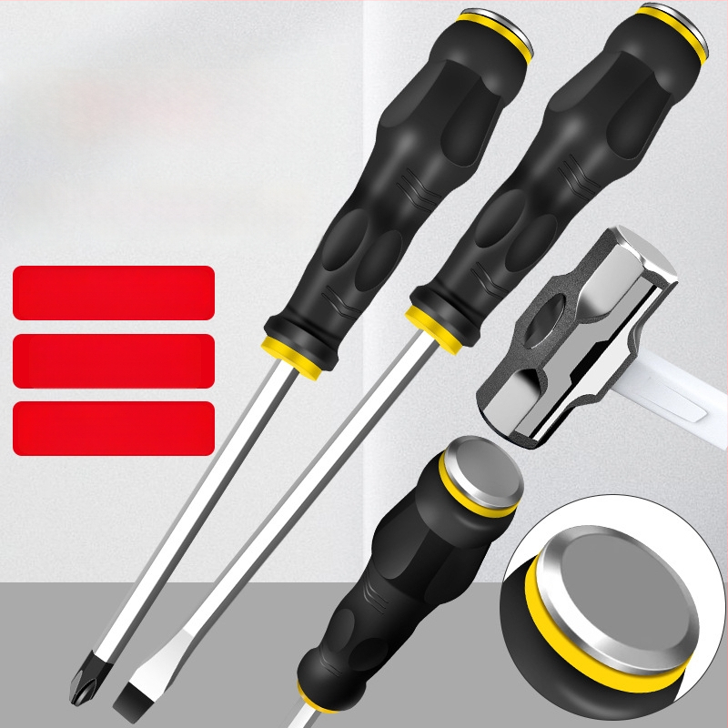 Skrutkovačių komplektas su kryžmine (Phillips) ir plokščia galva, magnetinis, chromo-vanadžio plienas, rankena PP, svoris 0,12 kg