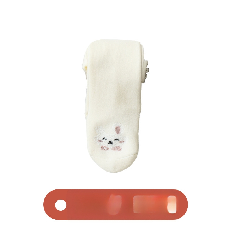 Бебешки памучни леггинги с терри за есен-зима, дебели, висока талия, пълна дължина, 90% памук, принт с анимационни герои