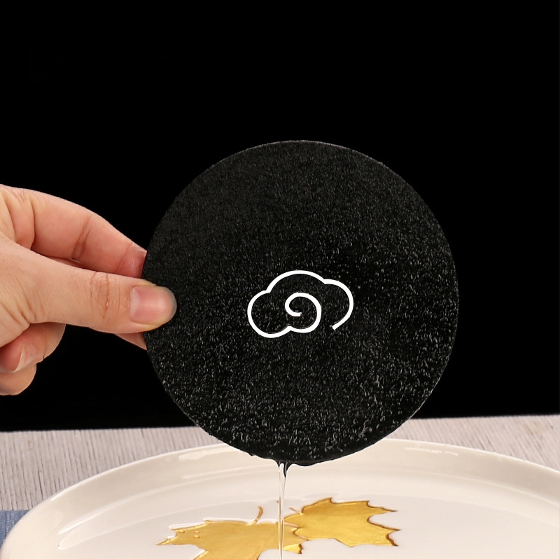 Ringjas filtsist teesalus tee seremonia jaoks, soojusisolaator, libisemisvastane ja imav