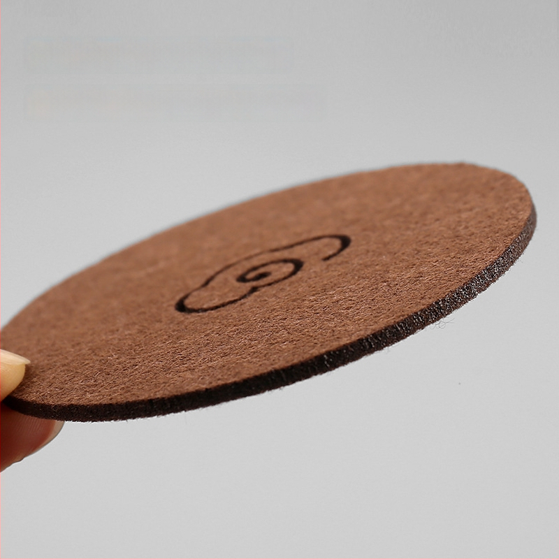 Ringjas filtsist teesalus tee seremonia jaoks, soojusisolaator, libisemisvastane ja imav