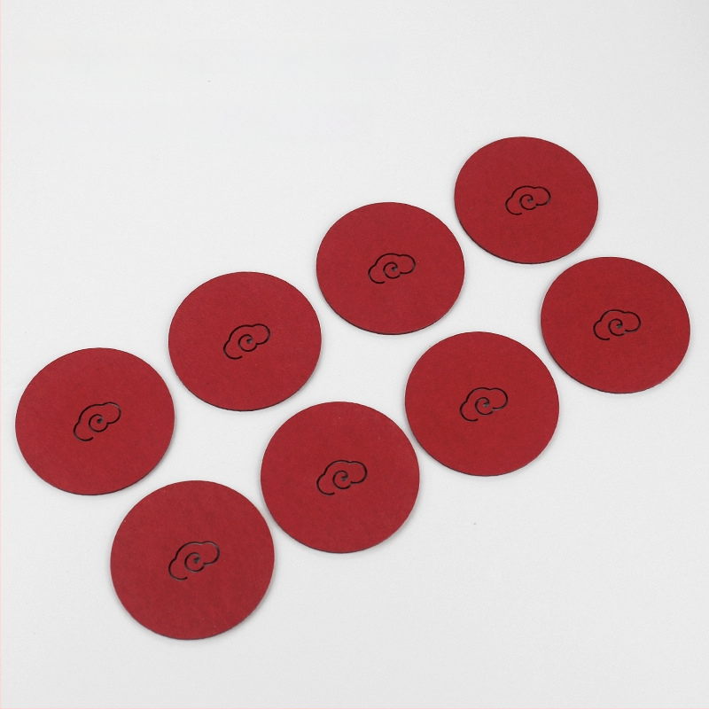 Ringjas filtsist teesalus tee seremonia jaoks, soojusisolaator, libisemisvastane ja imav