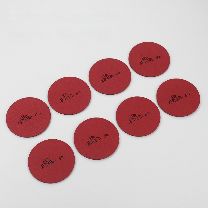 Ringjas filtsist teesalus tee seremonia jaoks, soojusisolaator, libisemisvastane ja imav