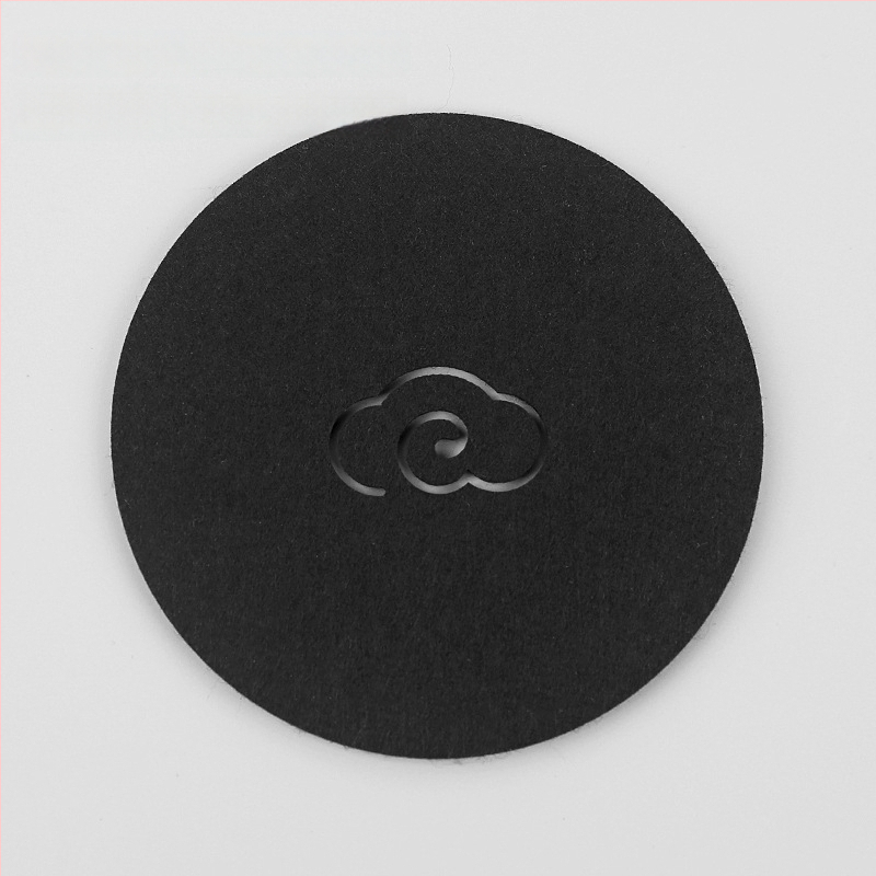 Ringjas filtsist teesalus tee seremonia jaoks, soojusisolaator, libisemisvastane ja imav