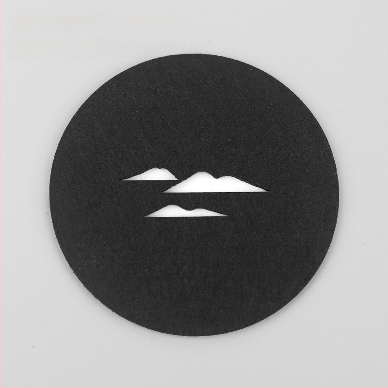 Ringjas filtsist teesalus tee seremonia jaoks, soojusisolaator, libisemisvastane ja imav