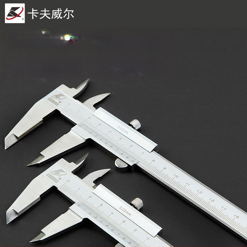 Kraftwell vernier tolómérő digitális kijelzővel, rozsdamentes acél