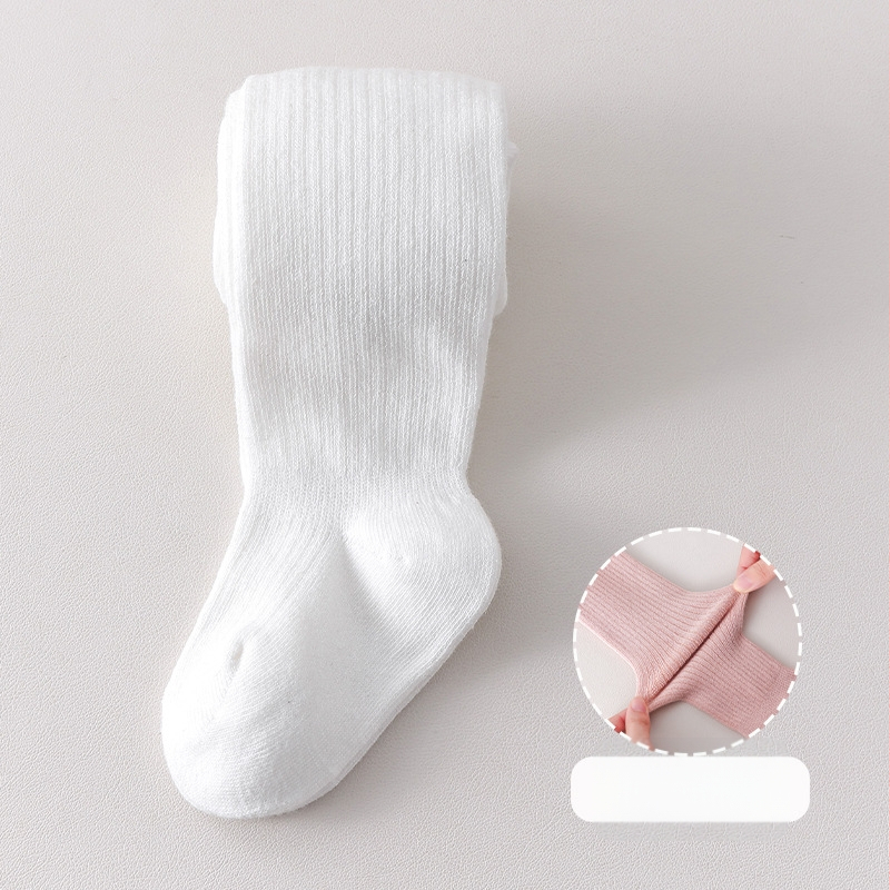 Детски памучни легинги с висока талия и сладък животински принт, пълна дължина, за деца 1–3 години, еластични и комфортни, за пролет и есен