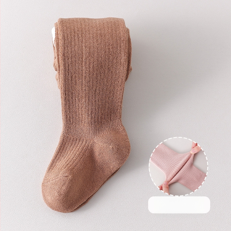 Детски памучни легинги с висока талия и сладък животински принт, пълна дължина, за деца 1–3 години, еластични и комфортни, за пролет и есен