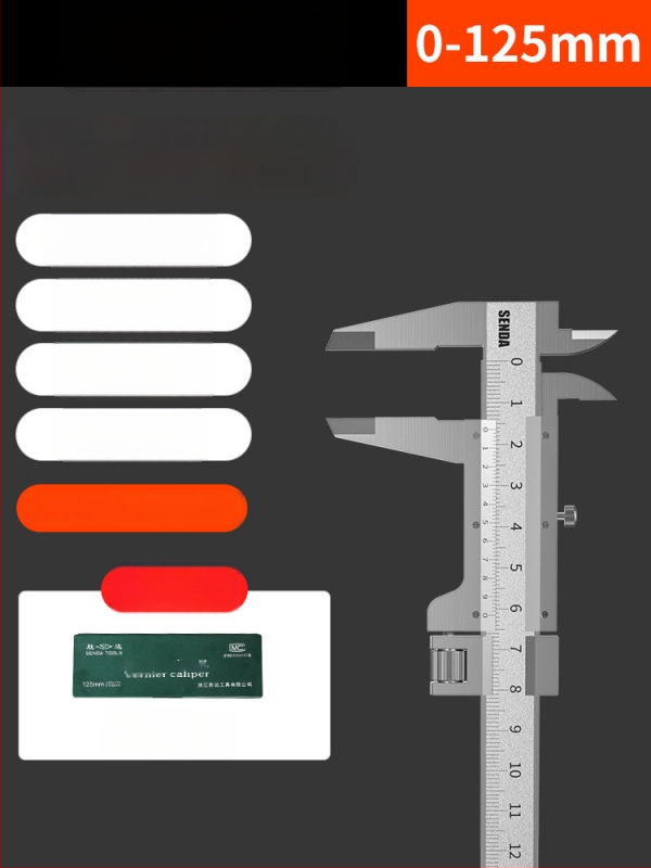 Индустриален верниер калипер с дигитален дисплей, неръждаема стомана, точност 0,02 мм