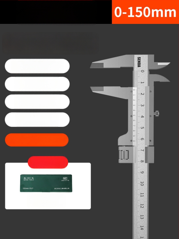 Индустриален верниер калипер с дигитален дисплей, неръждаема стомана, точност 0,02 мм