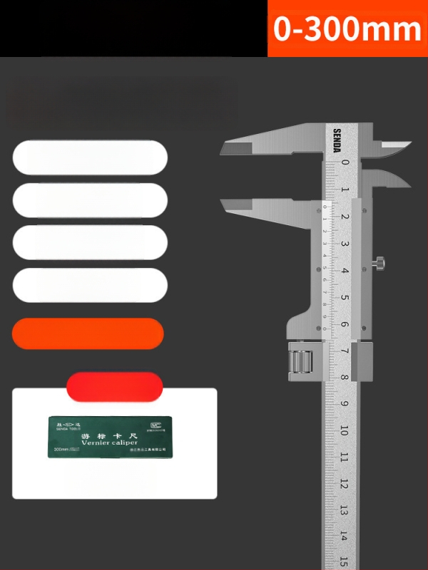 Индустриален верниер калипер с дигитален дисплей, неръждаема стомана, точност 0,02 мм