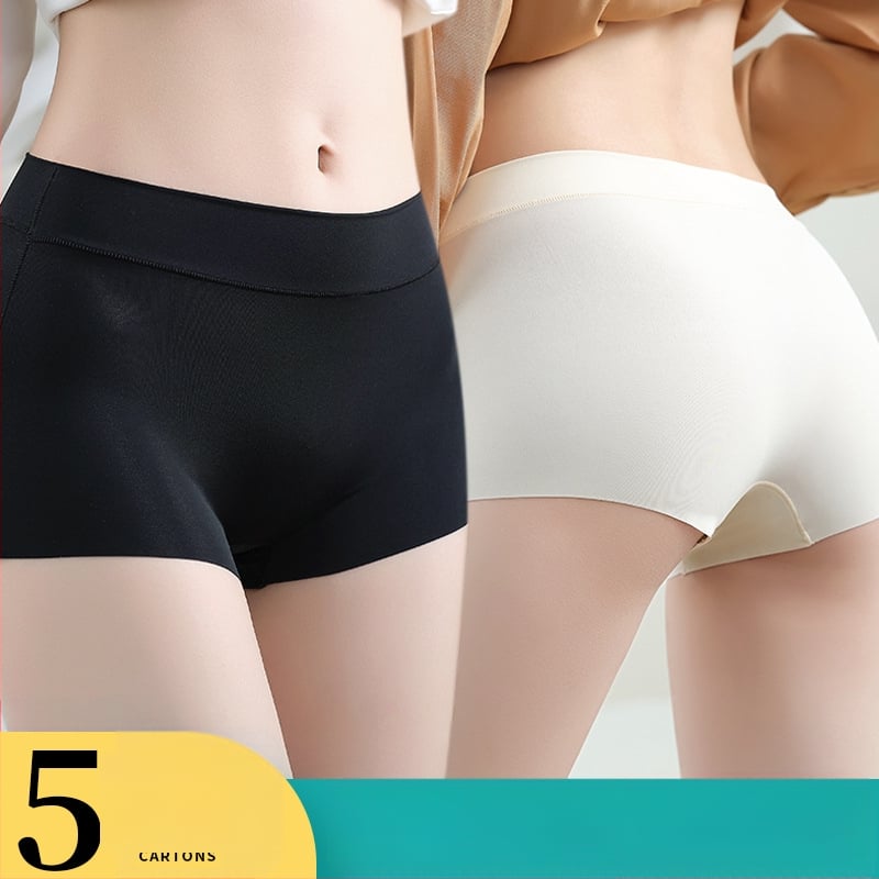 Női Ice Silk biztonsági rövidnadrág, középkal, átláthatóság elleni, antibakteriális, csúszóoldal 100% pamut, fő anyag 75% nylon