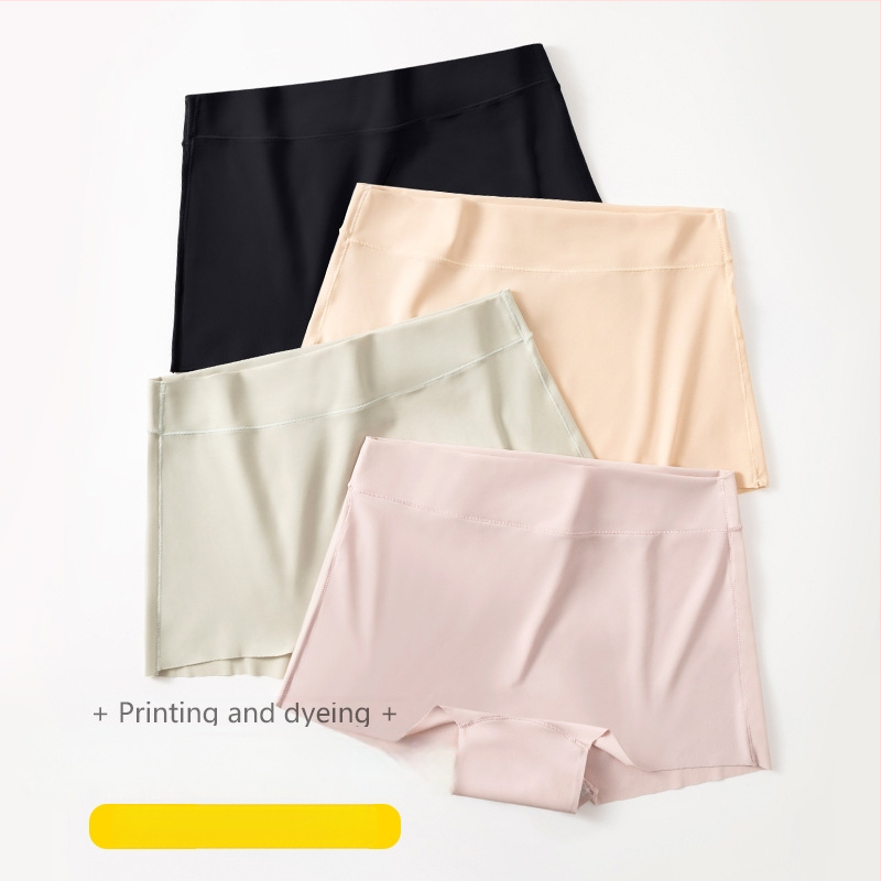 Női Ice Silk biztonsági rövidnadrág, középkal, átláthatóság elleni, antibakteriális, csúszóoldal 100% pamut, fő anyag 75% nylon