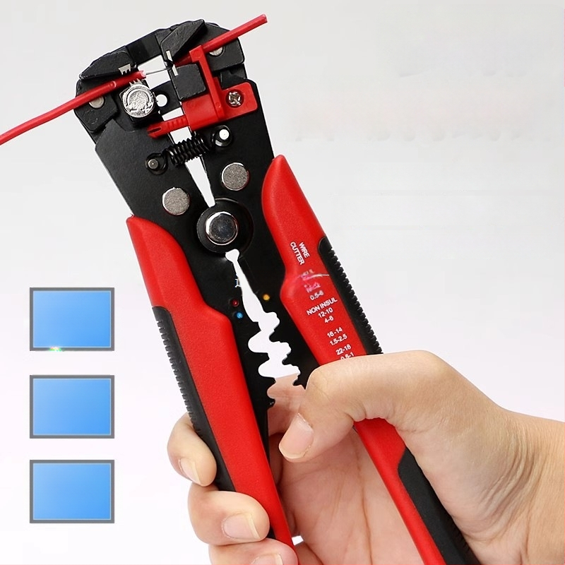 Ilgos rankenos laidų izoliacijos atplėšimo žnyplės, 350 g, prekės ženklas TONGLEI, daugiafunkcinės elektrikų žnyplės