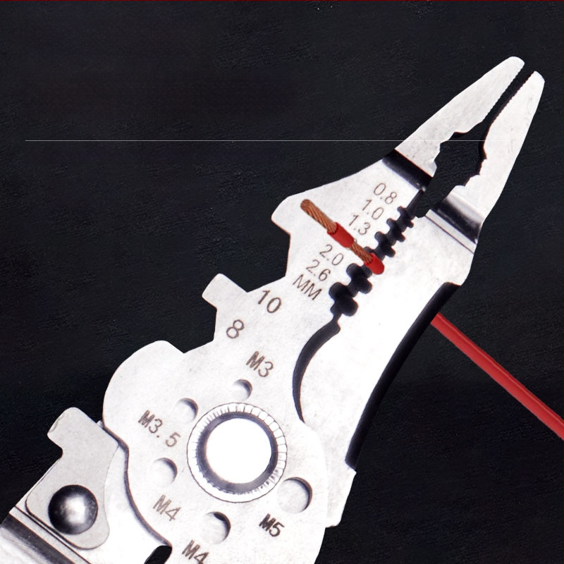 Laidų nuėmimo žnyplės, 21-in-1, nerūdijantis plienas, daugiafunkcinis įrankis