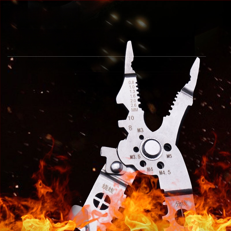 Laidų nuėmimo žnyplės, 21-in-1, nerūdijantis plienas, daugiafunkcinis įrankis