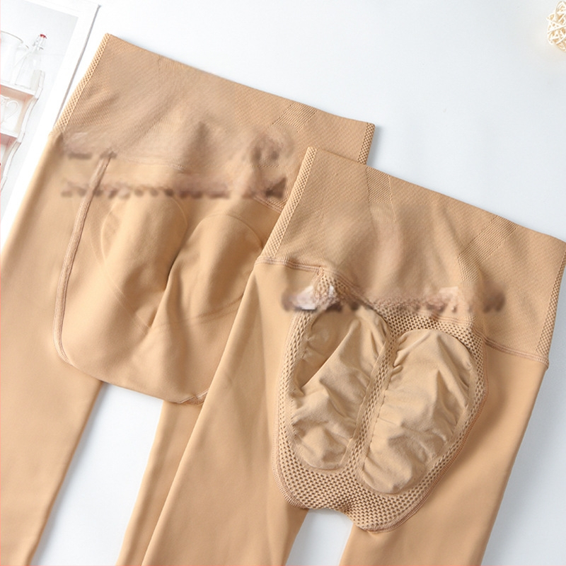 Nailona biezas siltas zeķbikses, vienkrāsains raksts, All-in-One stils