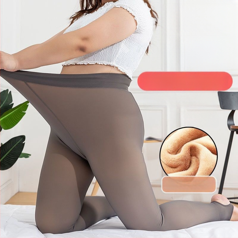 Plus veličine flis legginse, debeli i topli, cijelog kroja