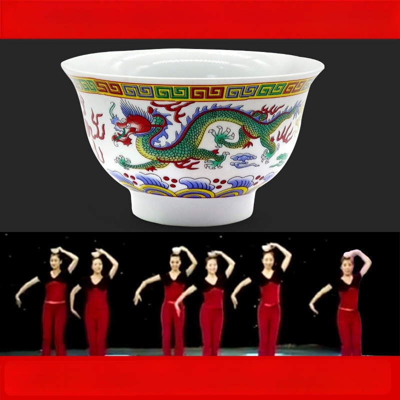 Dance Sail Комплект реквизит за народен танц за възрастни — изпит по народен танц, десета степен, драконова купа, монголска купа и горна купа (Зима 2024)