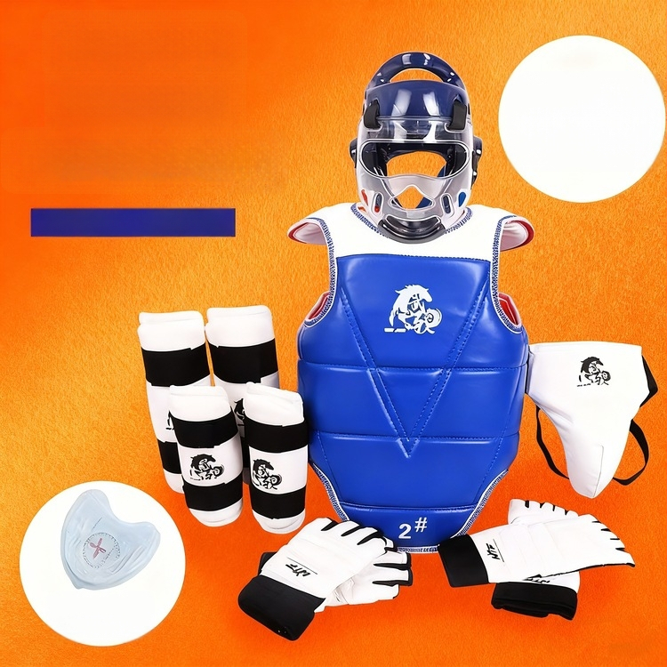 Σετ προστατευτικού εξοπλισμού Ταεκβοντό για ενήλικες, παχύτερος προστατευτικός εξοπλισμός προπονήσεων