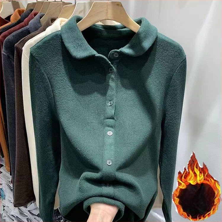 Satiinist särk polo kaelusega, vaba lõige, 3D muster, kevad 2025 väljaanne