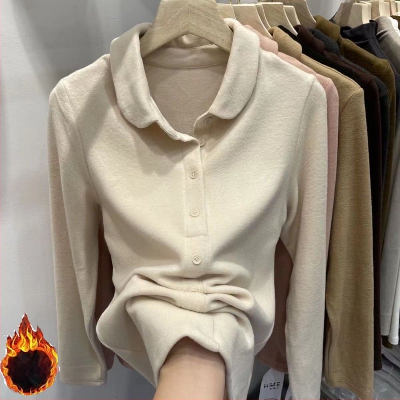 Satiinist särk polo kaelusega, vaba lõige, 3D muster, kevad 2025 väljaanne