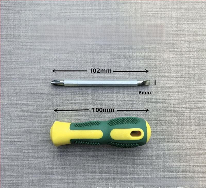Xiongfeng magnetinis atsuktuvas iš 45# plieno, su kryžine ir plokščia galva, dvipusis