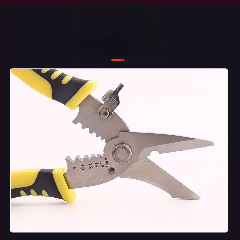 Saintly Apskrito laidų nuėmimo žnyplės – Elektriko daugiafunkcinis įrankis laidų nuėmimui ir pjovimui, svoris 011