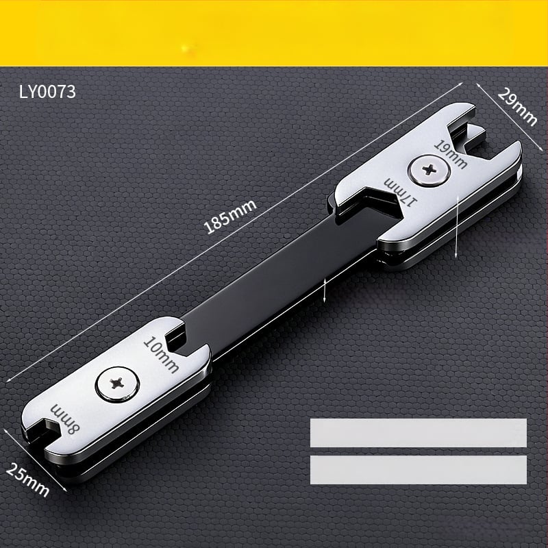 Niuxiang двуфункционален гаечен ключ от въглеродна стомана, полирана повърхност