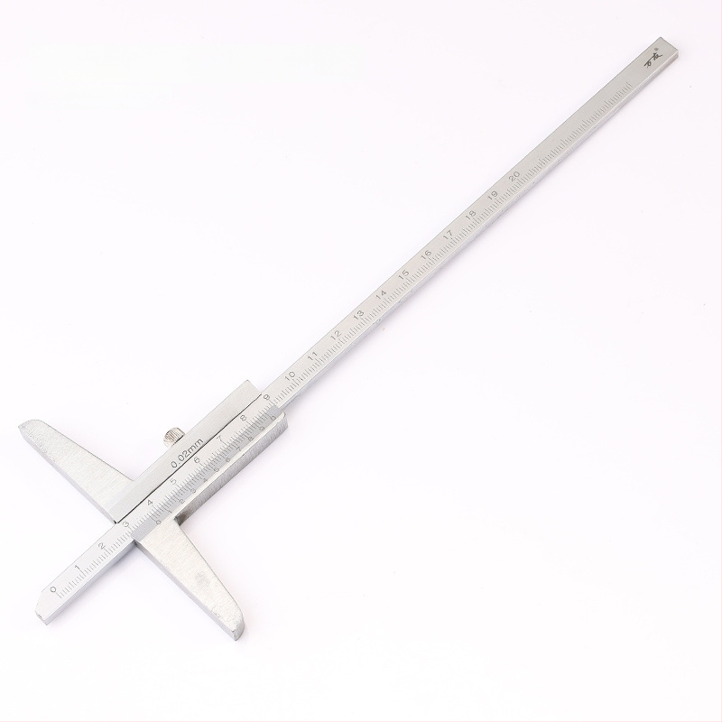 Mélységvernier tolómérő a mélység mérésére, tartományok 0-150/0-200/0-300/0-500 mm, nagy pontosság