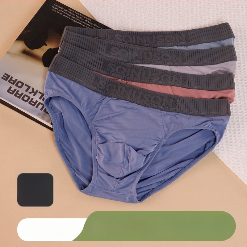 Muške bokserice od modalnog materijala - prozračne, antibakterijske, pletene, srednje podizanje struka