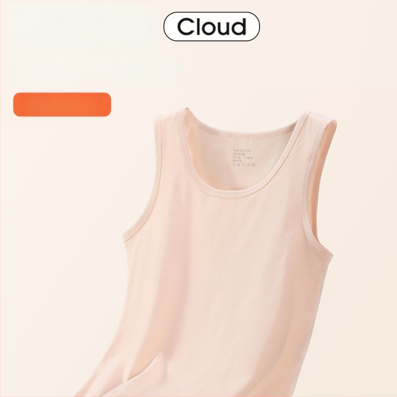 Moteriška medvilninė termovestė — apvali kaklo linija, pagrindinis sluoksnis arba tinkama nešiojimui laukei, 95–100% medvilnė, 201–250 g/m², vienos spalvos